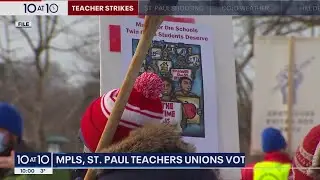 Mpls, St. Paul teachers&rsquo; unions vote on strike authorization I KMSP FOX 9