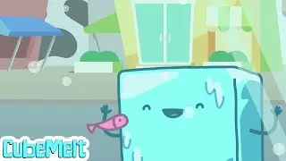 Funny Cartoons 🐟 CubeMelt New Friend 🤝 HooplaKidz Toons