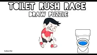Toilet rush race draw puzzle - best puzzle game, android | The secret of speedy toilet waiting