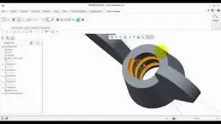 Drawing a Wing Nut in Creo Parametric 2.0