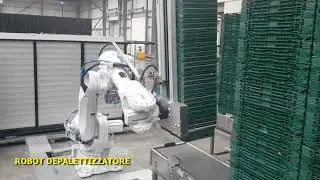 VELOX BARCHITTA HANDLING SYSTEM Automatic crates depalletizer