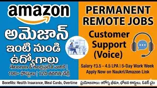 The Explainer, Amazon Remote Customer Support Job Opportunity (Telangana & Andhra).