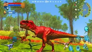 Tyrannosaurus Simulator Android Gameplay #40 - T-Rex Simulator Android Gameplay - Dinosaur Simulator