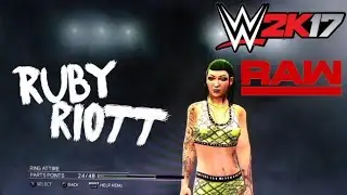 Ruby Riott Caw (Updated Attire) | WWE 2k17 PS3/Xbox 360