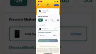 Buying gift cards with Fold Card