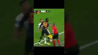 &bull; Saliba goes head-to-head with Diagne 😳 #Football #EuropaLeague #Futbol #Soccer #shorts
