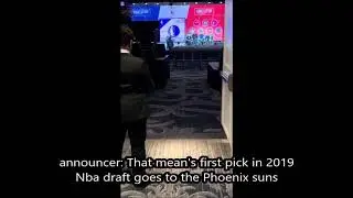 ESPN Rachel Nichols and Mark Tatum announce Suns as winner at rehearsal for 2019 NBA draft