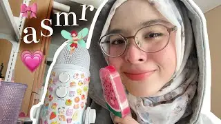 ASMR | RANDOM TRIGGER ASSORTMENT FOR TINGLES🧚🏻‍♀️✨(follow my instructions, slime on mic, ETC!)