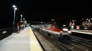Amtrak Xtra #844 w/ Veteran's Unit & New 18 Viewliner II Baggage Cars @ Hastings (Hudson Line) [4k]