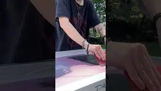 Screen printing!🏳️&zwj;⚧️ #transrights #pride #screenprinting #smallartist #queerartist #queerart #art