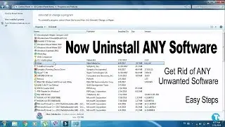 How to Uninstall Programs or Softwares That Won't Uninstall in Windows 7/8/10