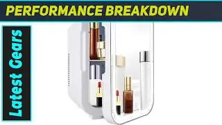 Amazing Mini Fridge with Mirror Door & LED Lights: Your Ultimate Beauty Station!