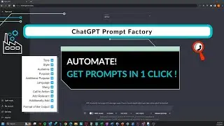 ChatGPT Prompt Factory - The Best ChatGPT Custom Prompt Generator and Must Have Tool!