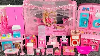 11 Minutes Satisfying With Unboxing Barbie Princess Bed & Wardrobe Dress Up Playset ASMR｜Review Toys