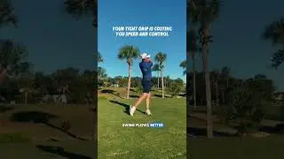Too much tension in your hands kills the swing #GolfCoach #GolfLesson #GolfSwing #ControlAndSpeed