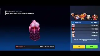 [Tutorial PT-BR] Guardian Tales - Guild Raid - Fire Ranged vs Worm (300-345m)