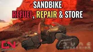 How to Refuel, Repair and Store your Sand Bike in Dune Awakening
