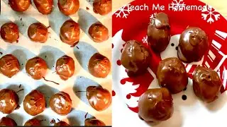 Peanut Butter Balls (Buckeyes) Best How to Holiday Food Series Teach Me Homemade