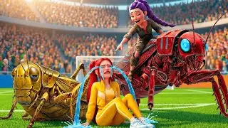 RUMI VS MIRA — Who will become the CHAMPION of Magic Giant Grasshopper Racing | K-POP Demon Hunters