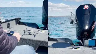 Fisherman Crashes $1500 Drone Whilst On Boat