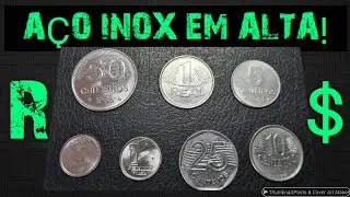 COMPRO MOEDAS DE A&Ccedil;O INOX! PAGAMOS UM VALOR JUSTO!
