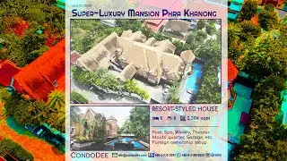 Super-Luxury Bangkok Mansion Near BTS Phra Khanong