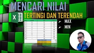 Tutorial Mencari Nilai Tertinggi dan Terendah (Score Max and Min) di Excel | MICROSOFT EXCEL 2013