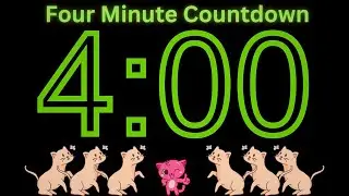 4 Minute Countdown Timer | Challenge  ⏰⏲⌚