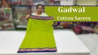 Gadwal Cotton Sarees | Pallavi Cotton Sarees || Wholesale Shop || GSR HANDLOOMS