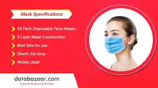 Disposable Face Mask - 50 Pack Earloop Face Mask - Best Price at Databazaar.com &ndash; Same Day Shipping