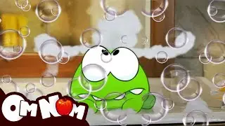 Om Nom Stories - &iexcl;Hora del ba&ntilde;o con jab&oacute;n!  Dessin Anim&eacute; | HooplaKidz TV Franҫais