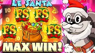 НОВЫЙ СЛОТ LE SANTA МАКСИМАЛЬНЫЙ ВЫИГРЫШ ПОДАРОК?!