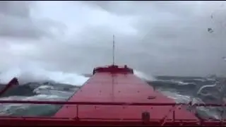 Storm at Hustadvika Mv Vestfjord