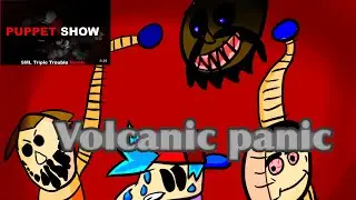 Fnf Volcanic panic concept(triple trouble will sports mix)(original by @Frog101_Real)