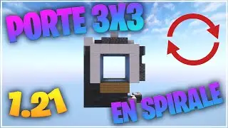 Faire une Porte 3x3 Spirale super facilement !! [1.21+]