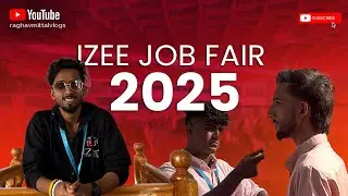 MEGA JOB FAIR 2025 at IZee College Bengaluru | Raghav Mittal Vlogs