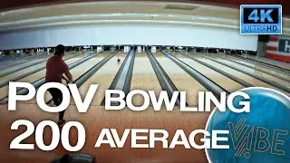 POV Bowling Of A 200 Average Bowler (4K GOPRO FOOTAGE)