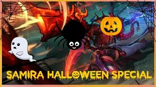Samira Mid Lane Halloween Special 🎃 | Diamond Ranked Double Feature with Intense Fights! #halloween