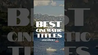 Available on Pixflow.net #movie #film #title #type #font #intro #cinematictitles #cinematic