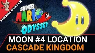 Cascade Kingdom Moon #4 Behind the Waterfall Location | Super Mario Odyssey