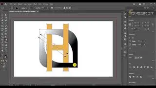 HOW TO CREATE AN AMAZING H NAME DESIGN IN ILLUSTRATOR