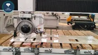 4+1 bridge cutting saw test video for Spain customer