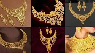 ✨latest heavy necklace design ideas for#wedding💍#goldnecklace#trendingnow #viral #jewellery #fashion