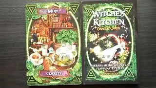 Witches' Kitchen Oracle Cards flip through