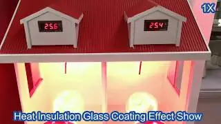 Transparent Nano Heat Insulation Glass Coating  Effect Show