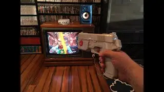Dreamcast Light Gun Retro Sony Beaver-Wack TV Namco Guncon Clone House of the Dead 2