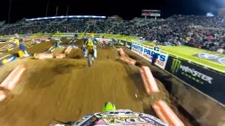 GoPro HD: Kyle Chisholm Main Event 2012 Monster Energy Supercross Salt Lake City