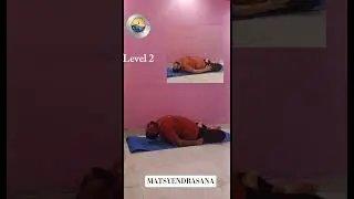 From gentle twist to deep spinal rotation! #Matsyendrasana #YogaProgress #SpinalTwist #LevelUp
