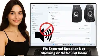 How to Fix External Speaker Not Showing or No Sound Issue on Windows PC