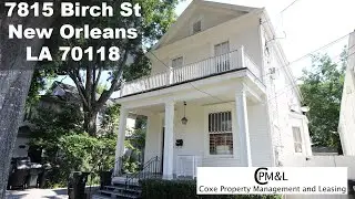 RENTED - 7815 Birch St | Coxe Property Management and Leasing | New Orleans Property Management